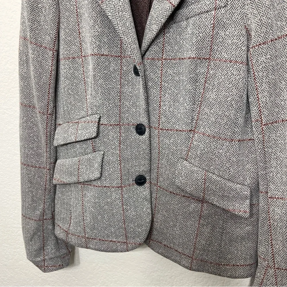 rag & bone Slade Check Print Blazer size 14 - Picture 7 of 13